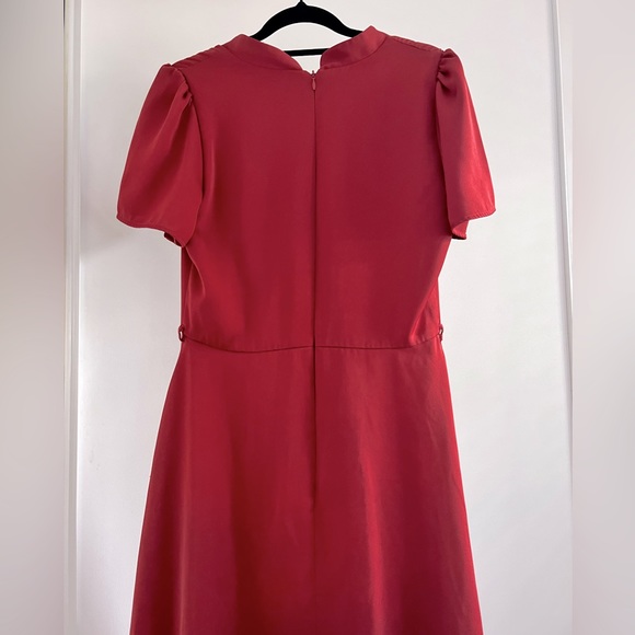 ✨Review ✨ Maroon Tea Dress - Picture 6 of 6